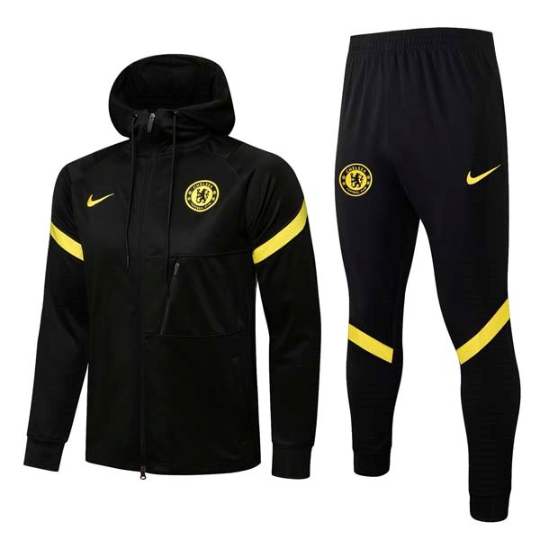 Hoodies Chelsea 2022 Schwarz Gelb